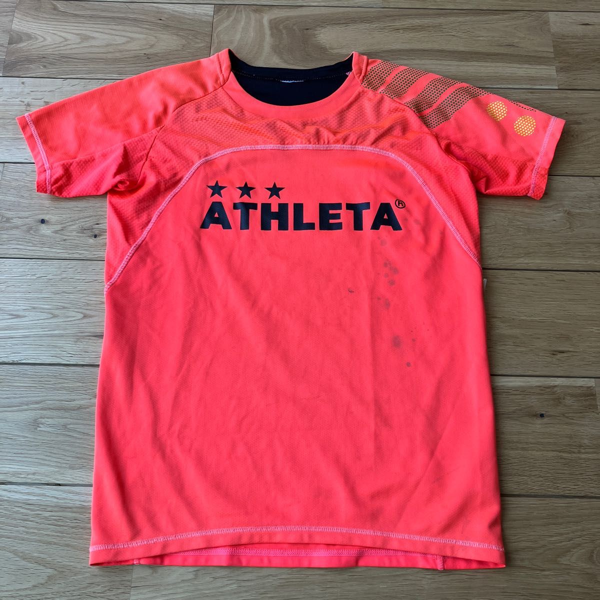 2枚セット　ATHLETA アスレタ　プラクティスシャツ　プラシャツ　サッカー　フットサル　ジュニア