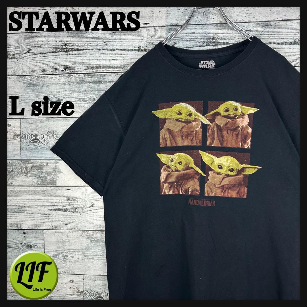 希少】スターウォーズ ベビーヨーダー 半袖 Tシャツ ブラック 美品
