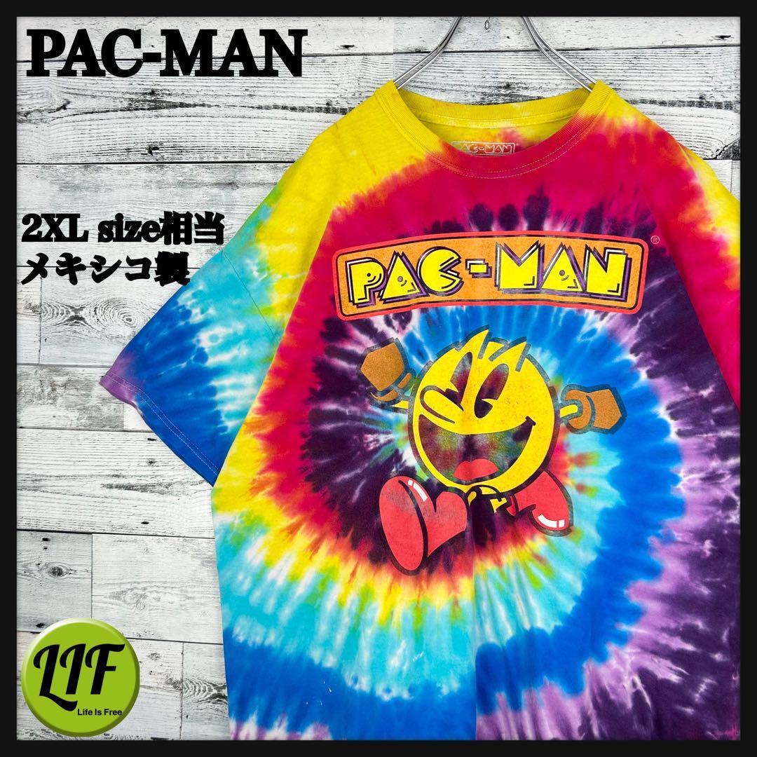 希少】ヴィンテージ メキシコ製 パックマン 半袖 Tシャツ タイダイ染め