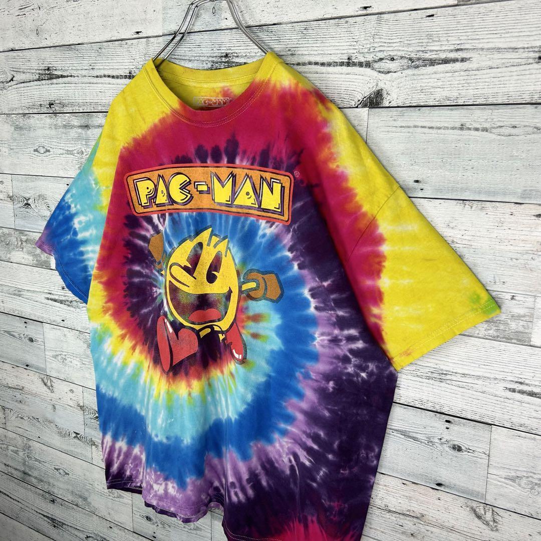 希少】ヴィンテージ メキシコ製 パックマン 半袖 Tシャツ タイダイ染め