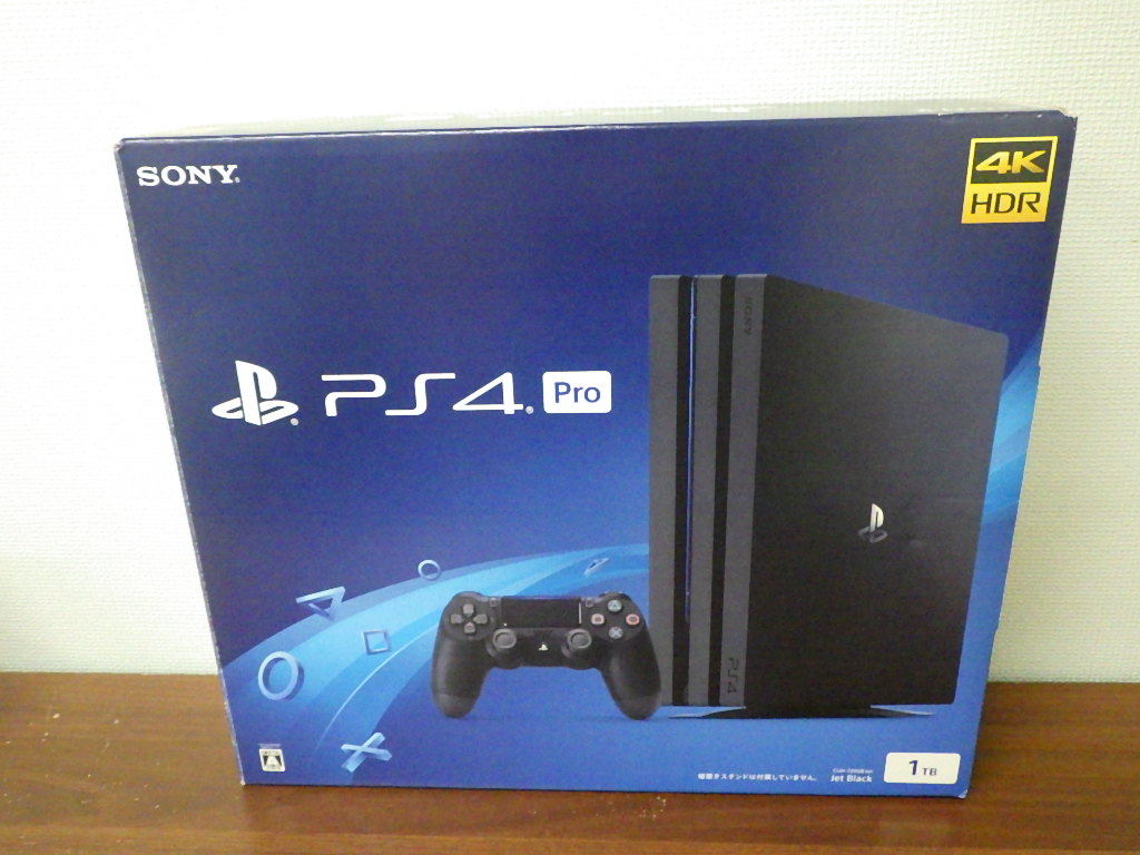 PS4 Pro 本体/箱 セット 1TB ブラック SONY PlayStation4 CUH-7200B