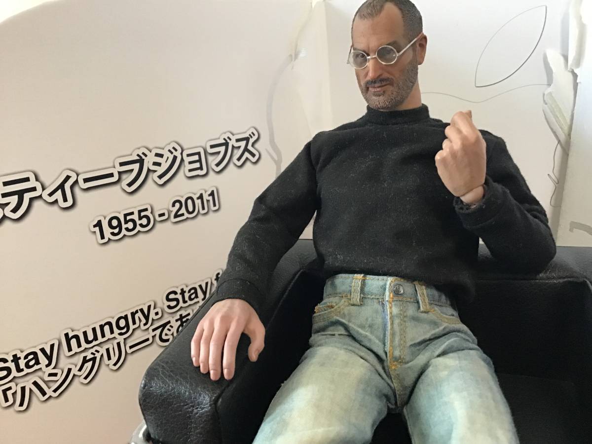 レジェンド・トイズ社製】 スティーブ・ジョブズ氏の精巧すぎる 1/6