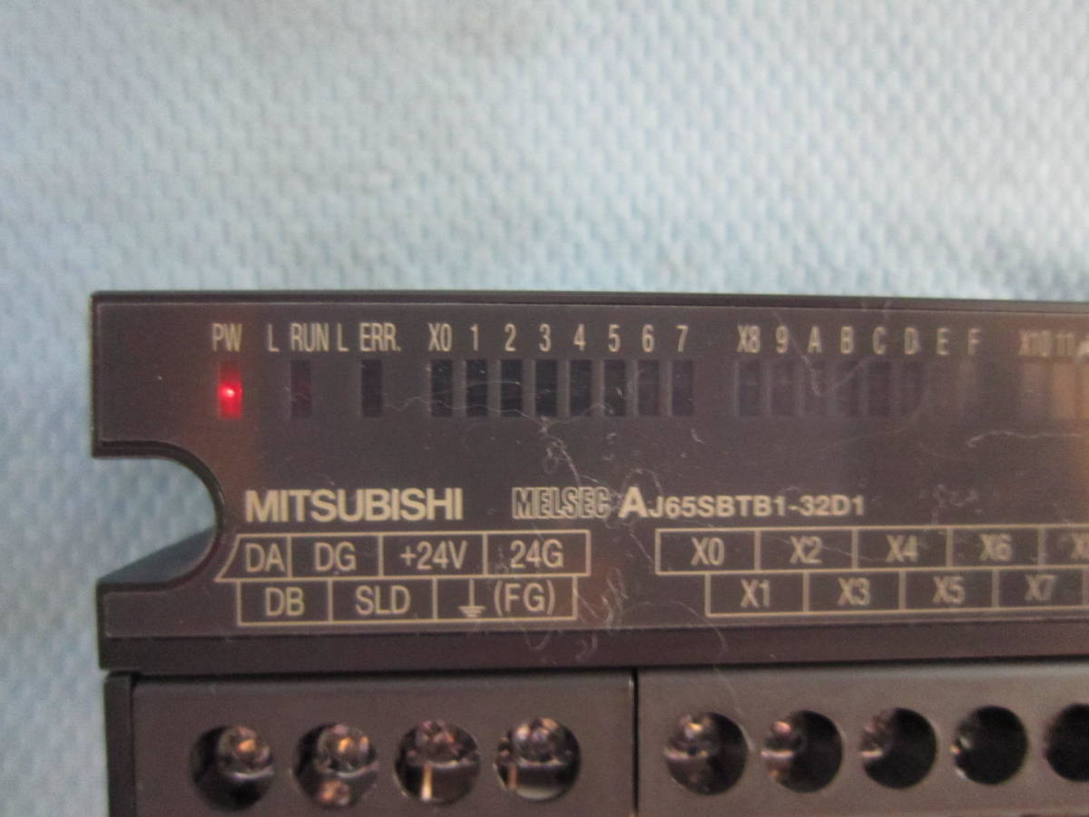 三菱電機 MELSEC OUTPUT UNIT AJ65SBTB1-32T1/INPUT UNIT AJ65SBTB1-32D1 CC-Link小形タイプリモートI/Oユニット_画像2