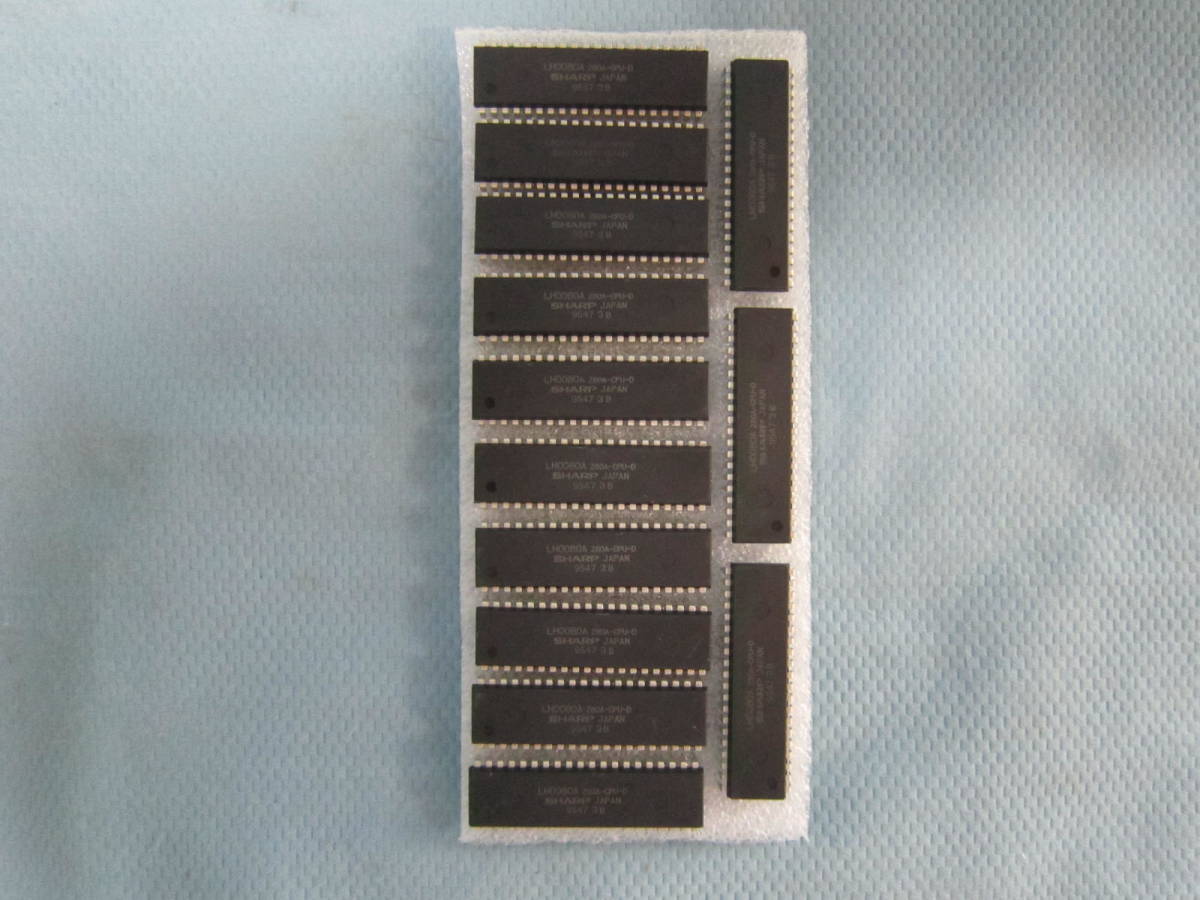 当季大流行 SHARP LH0080A-Z80A-CPU-D *13個 半導体 集積回路 IC 集積