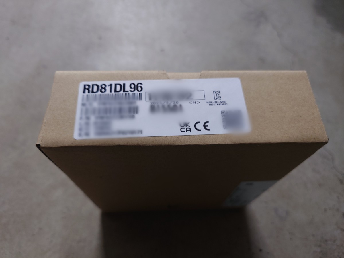 送料込【新品・未開封】三菱電機 高速データロガーユニット RD81DL96