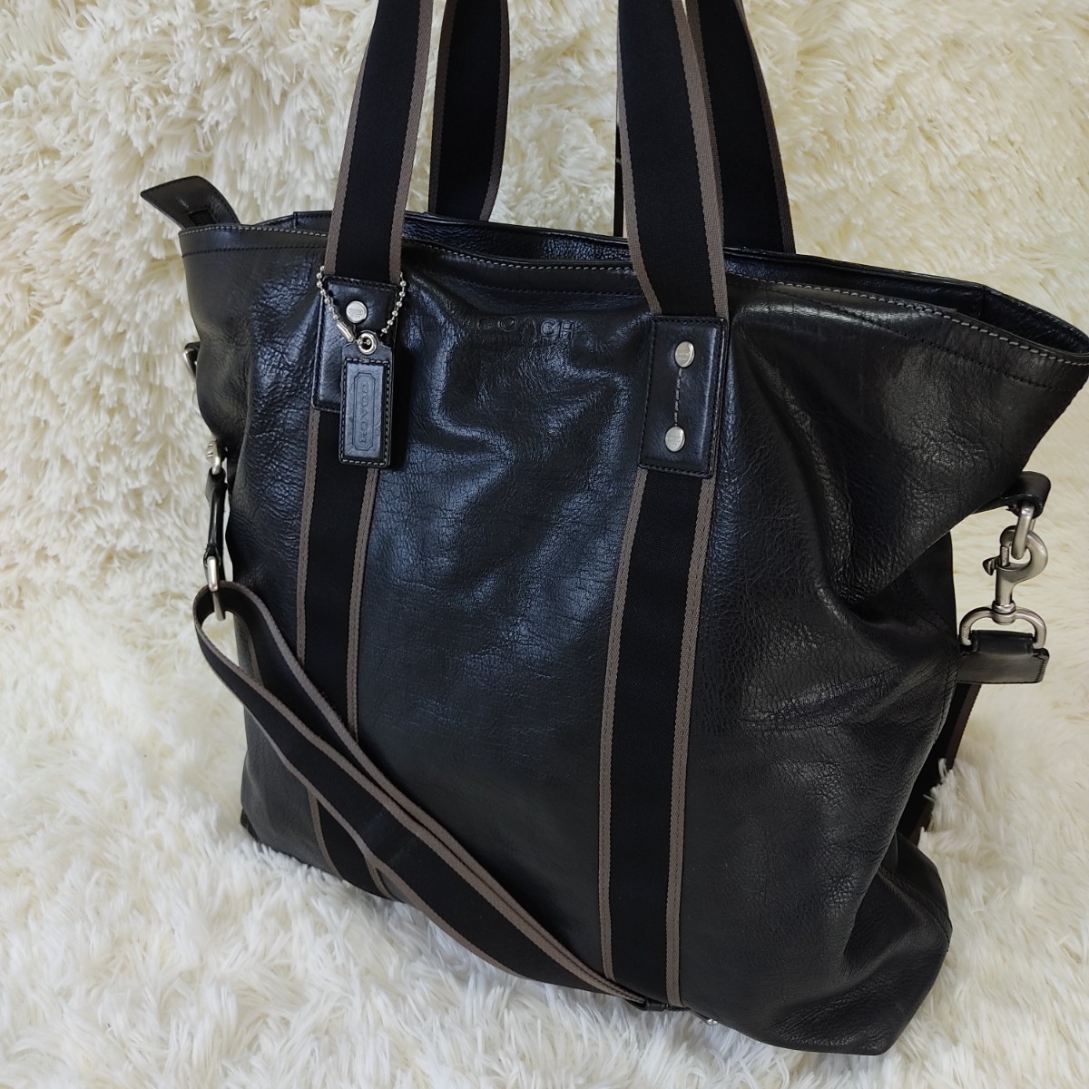 1円~【人気商品】コーチ COACH トートバッグ ビジネスバッグ A4 2way