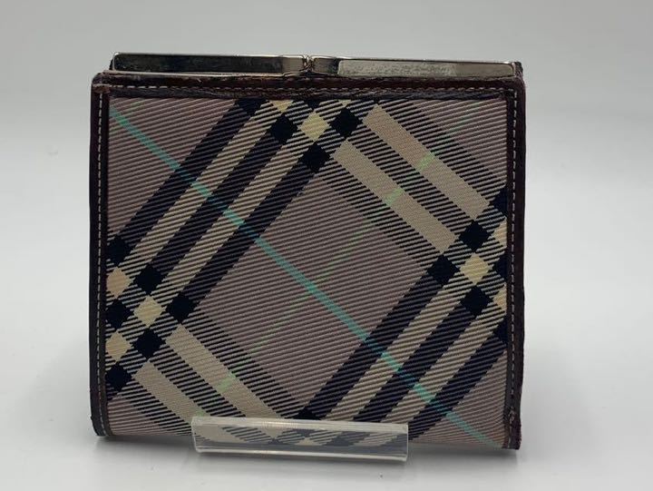 Burberry バーバリー　ブルーレーベル　二つ折り財布　がま口　オシャレ_画像2