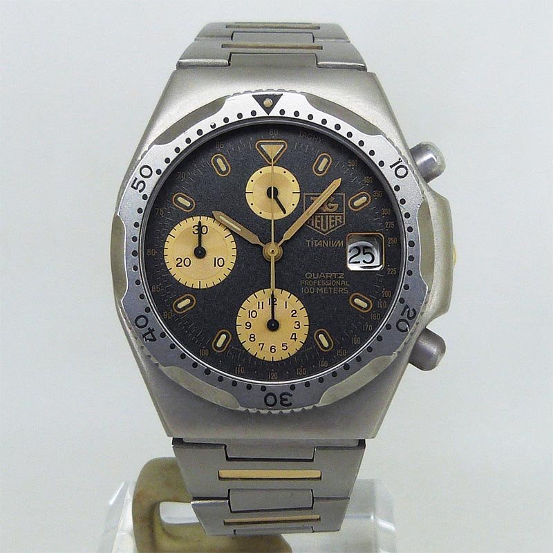  used TAG Heuer [TAG HEUER] 220.206 Professional 100 chronograph titanium QZ