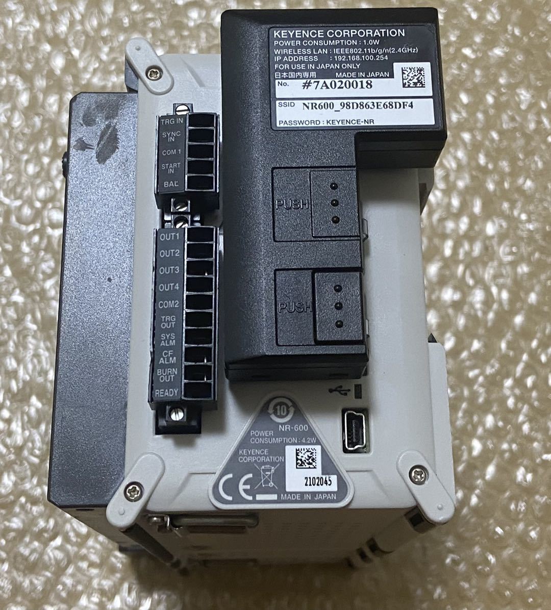 KEYENCE NR-600 + NR-HA08 + NR-U60 データ収集 | normanhubbard.com