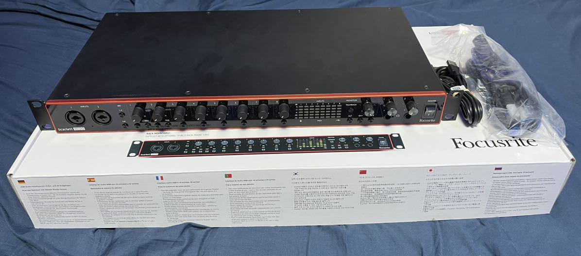 Focusrite Scarlett 18i20 Gen3 オーディオインターフェース ② - 楽器