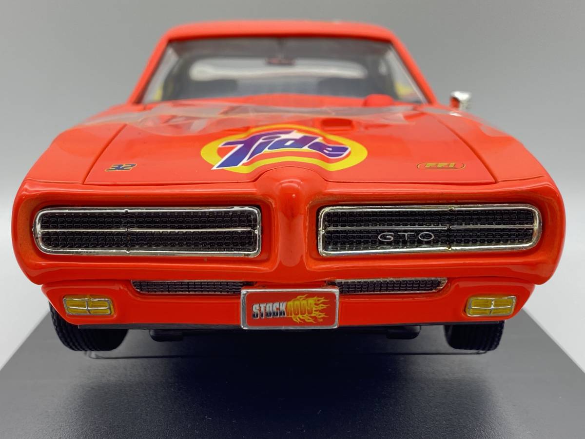 RC Ertl Racing Champions 1969 Pontiac GTO NASCAR 1/18 Ertl Pontiac Racing Champion z Nascar Ame car minicar 