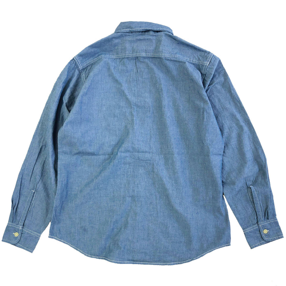 CAMCO カムコ シャンブレー　シャツ 長袖 ブルー　XLサイズ　 CHAMBRAY WORK L/S Shirts BLUE_画像2