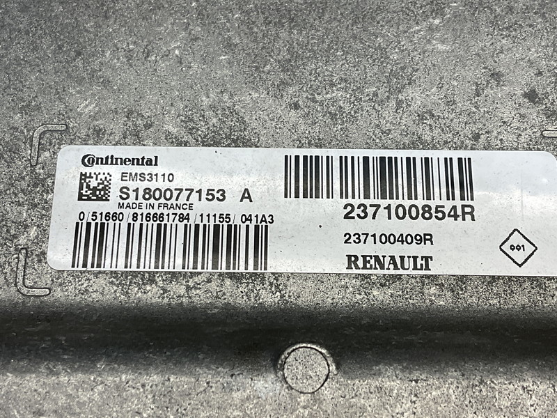 RU003 DZF Renault Megane RS sport F4R компьютер двигателя - ключ-карточка / слот есть *237100854R * работа OK 0