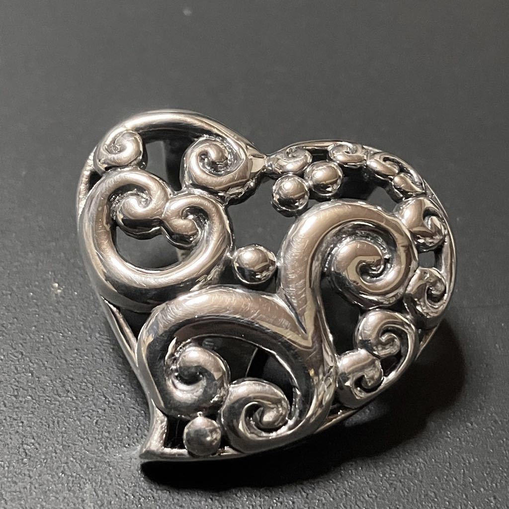 人気特価 【ws330】シルバー925 silver 透かし ハート ネックレス