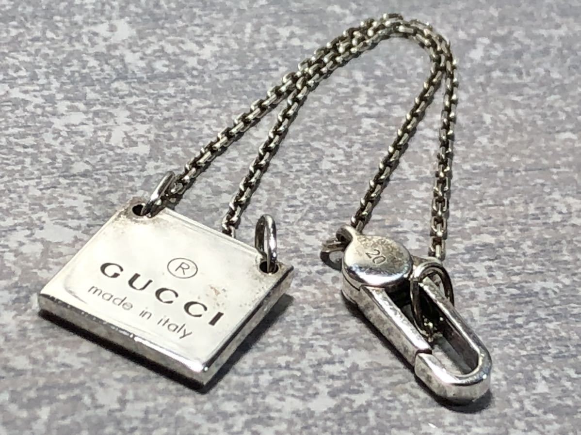 グッチ　シルバー プレート　ブレスレット　925 GUCCI silver_画像1