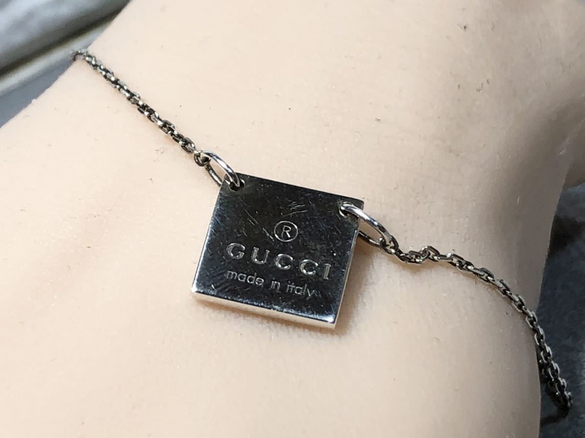 グッチ　シルバー プレート　ブレスレット　925 GUCCI silver_画像7