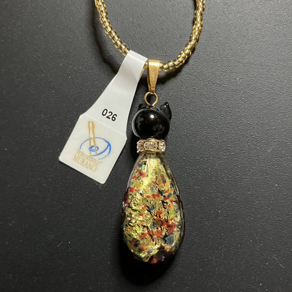ws990】未使用 MURANO ムラーノグラス ヴェネツィアングラス