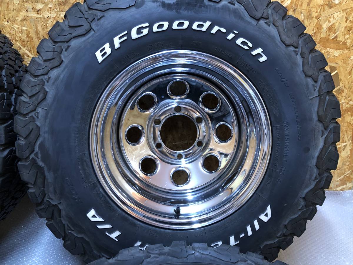 * rare *mote.la-15 -inch 10J plating steel wheel 139.7 GOODRICH 32×11.50R15 YN107 Hilux 60 Land Cruiser Blazer K5