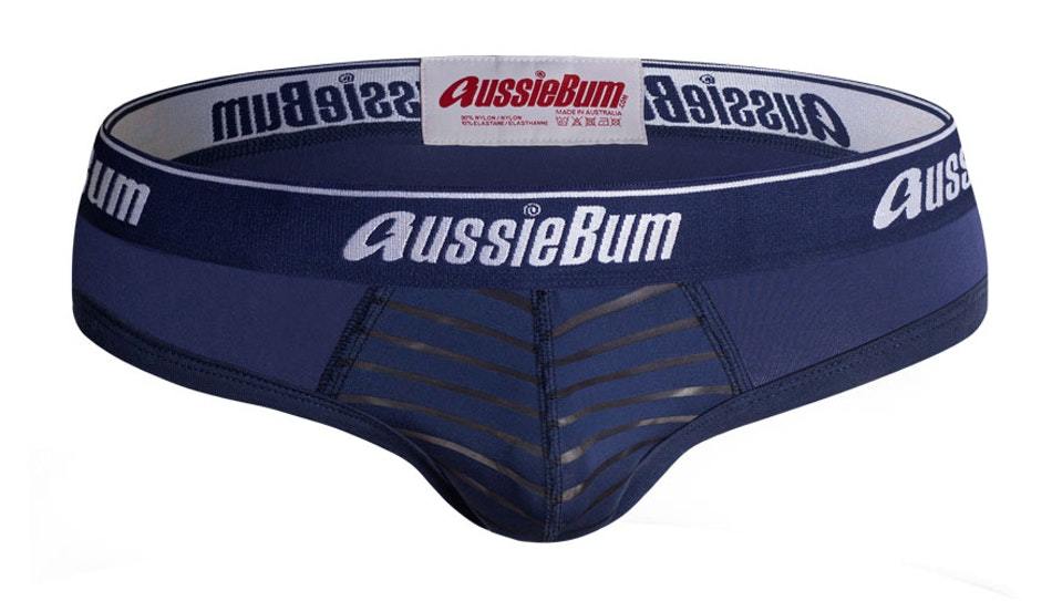 即決正規品新品 オージーバム Aussiebum Slink Sin -Ｓ- Navy Brief ビキニブリーフ 紺色 現品表記サイズ Ｓ　蒸れずに快適_画像4