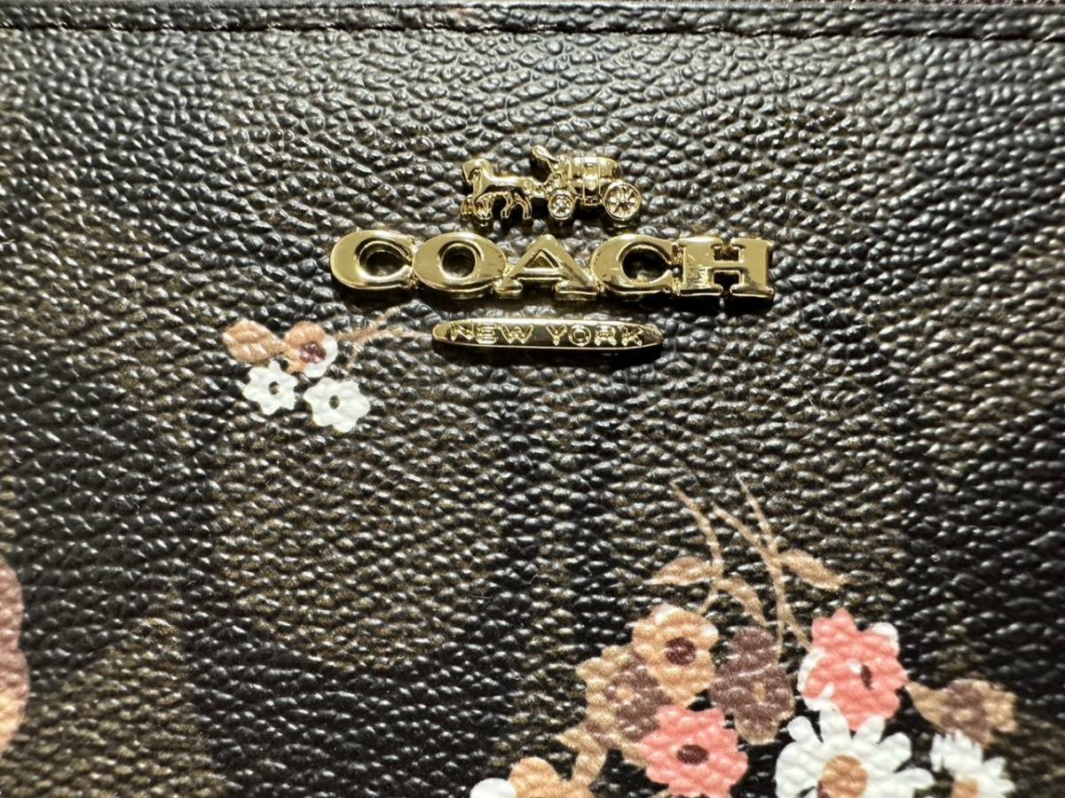 正規品 新品 未使用 現地買付】COACH コーチ 長財布 ダークブラウン