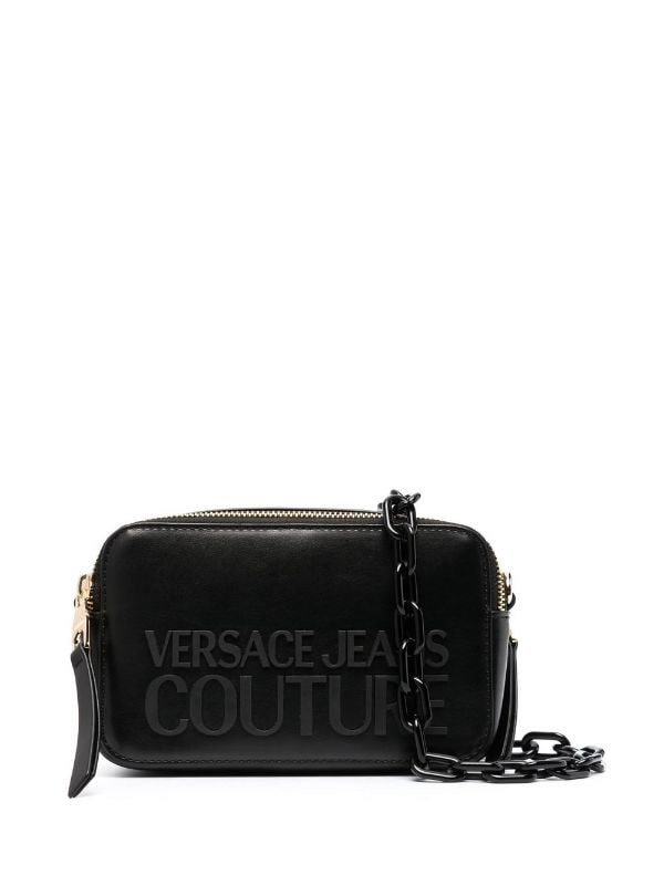 VERSACE JEANS COUTURE ショルダーバッグ ブラック-