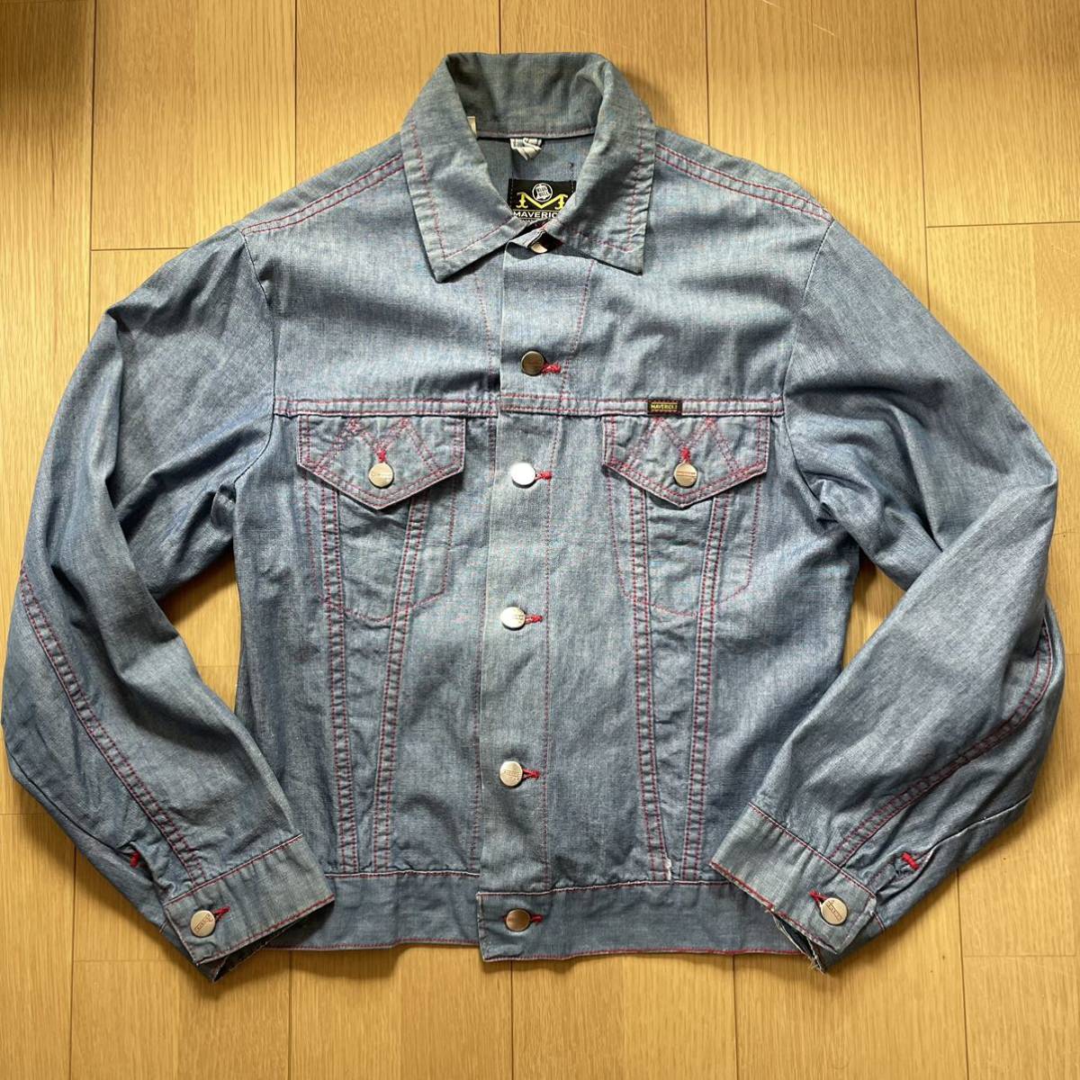 [1970\'s Vintage б/у одежда ma- Berik автомобиль n пятно -G Jean ] American Casual vintage Levi's 3rd модель Wrangler 