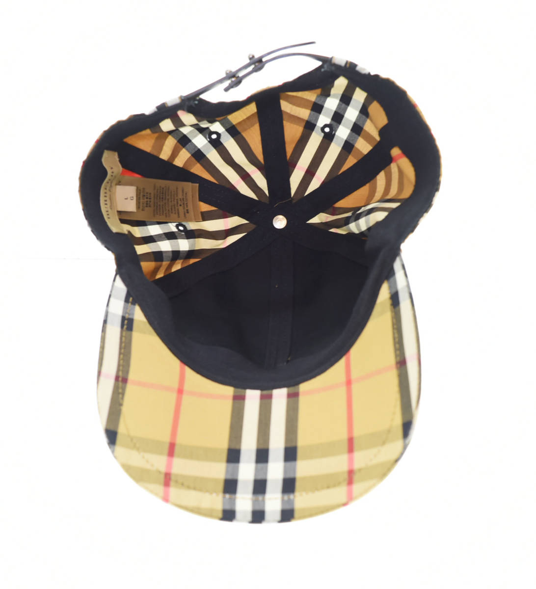 * BURBERRY LONDON ENGLAND Burberry London Англия CHECK BASEBALL CAP Baseball колпак 8006119 чай Brown 103