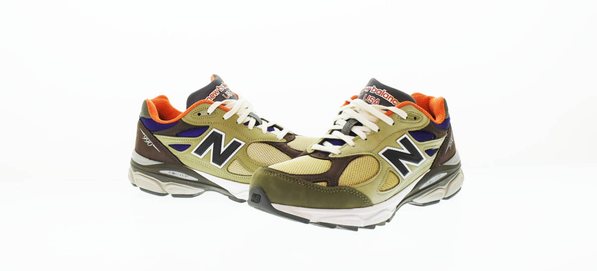 △ NEW BALANCE ニューバランス スニーカー M990BT3 27.5cm オリーブ 103