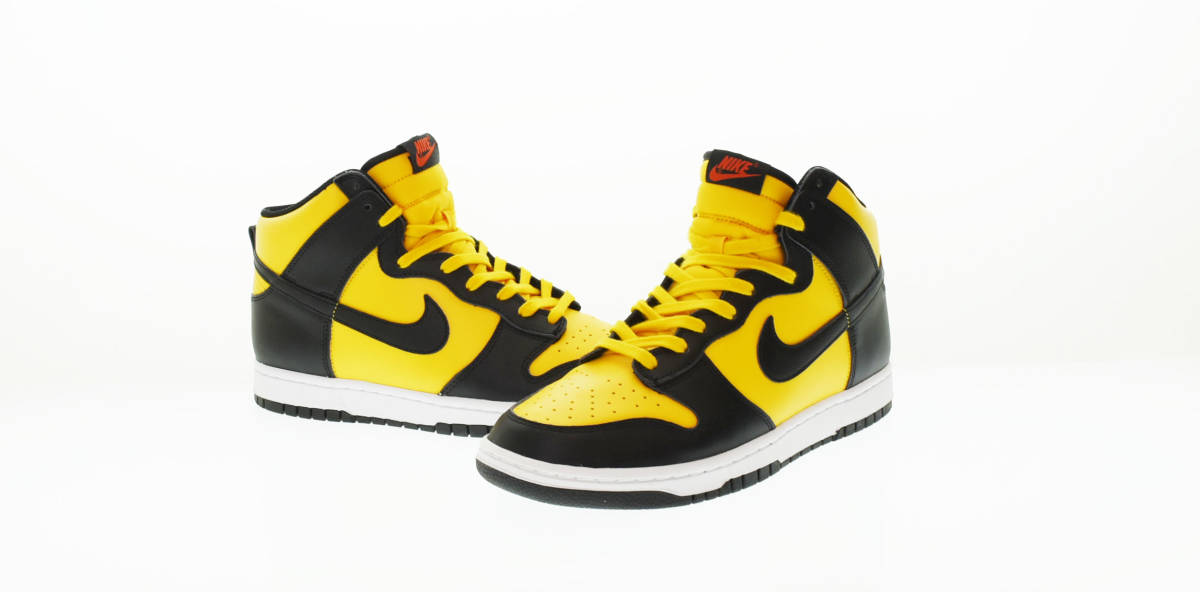 ◯ NIKE ナイキ DUNK HI RETRO ダンク ハイ レトロ スニーカー DD1399-700 28.5cm 黒 ブラック 103 _画像1