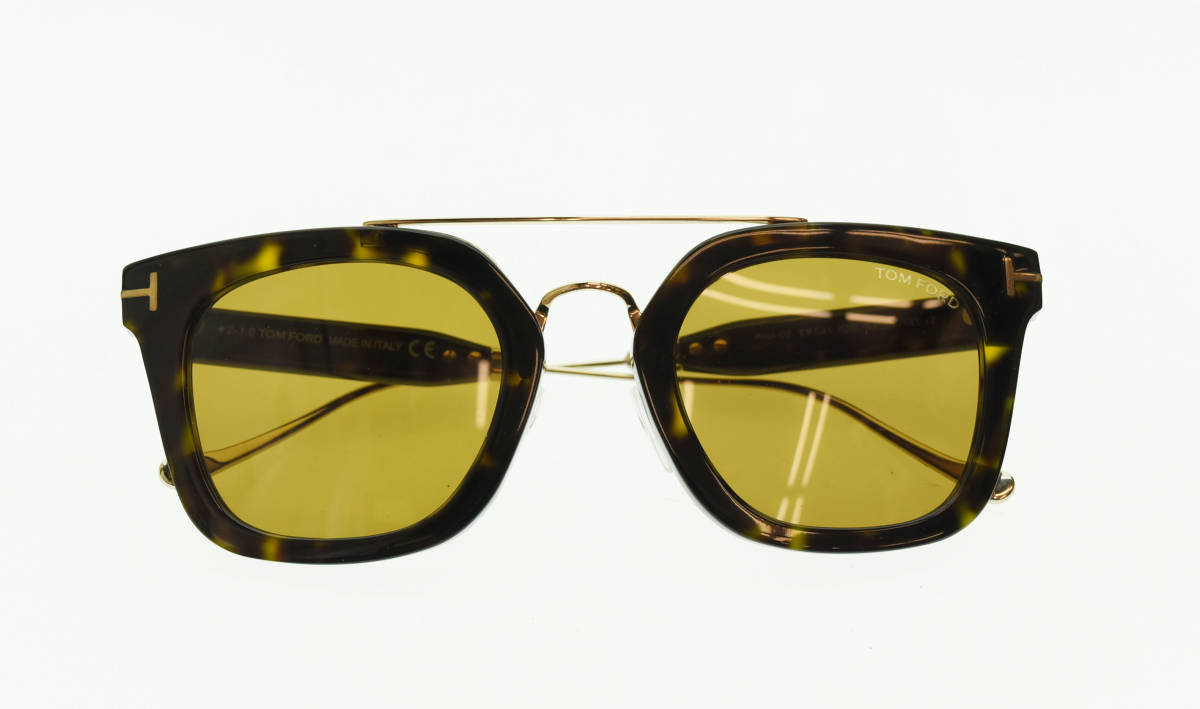 ☆ TOM FORD トムフォード 鼈甲 Sunglasses サングラス Alex-02 TF541 茶 ブラウン 103
