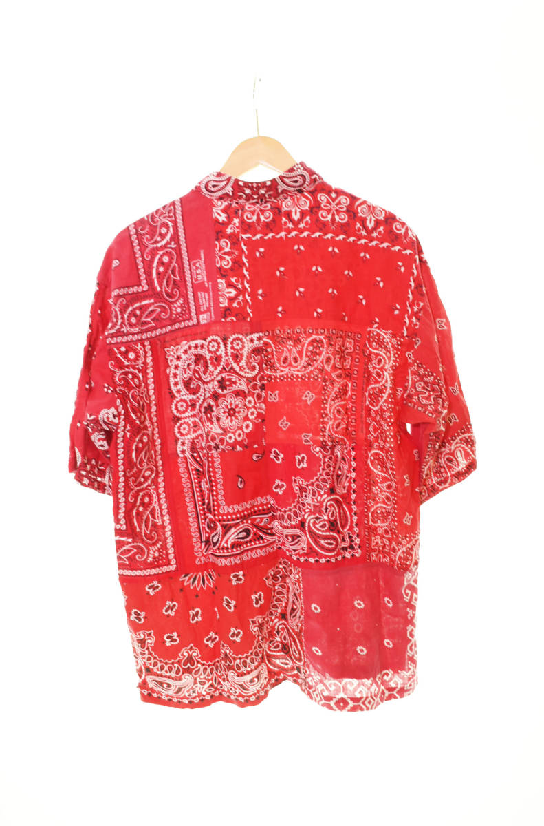△ MIYAGIHIDETAKA ミヤギヒデタカ BANDANA SHIRT バンダナ 半袖シャツ
