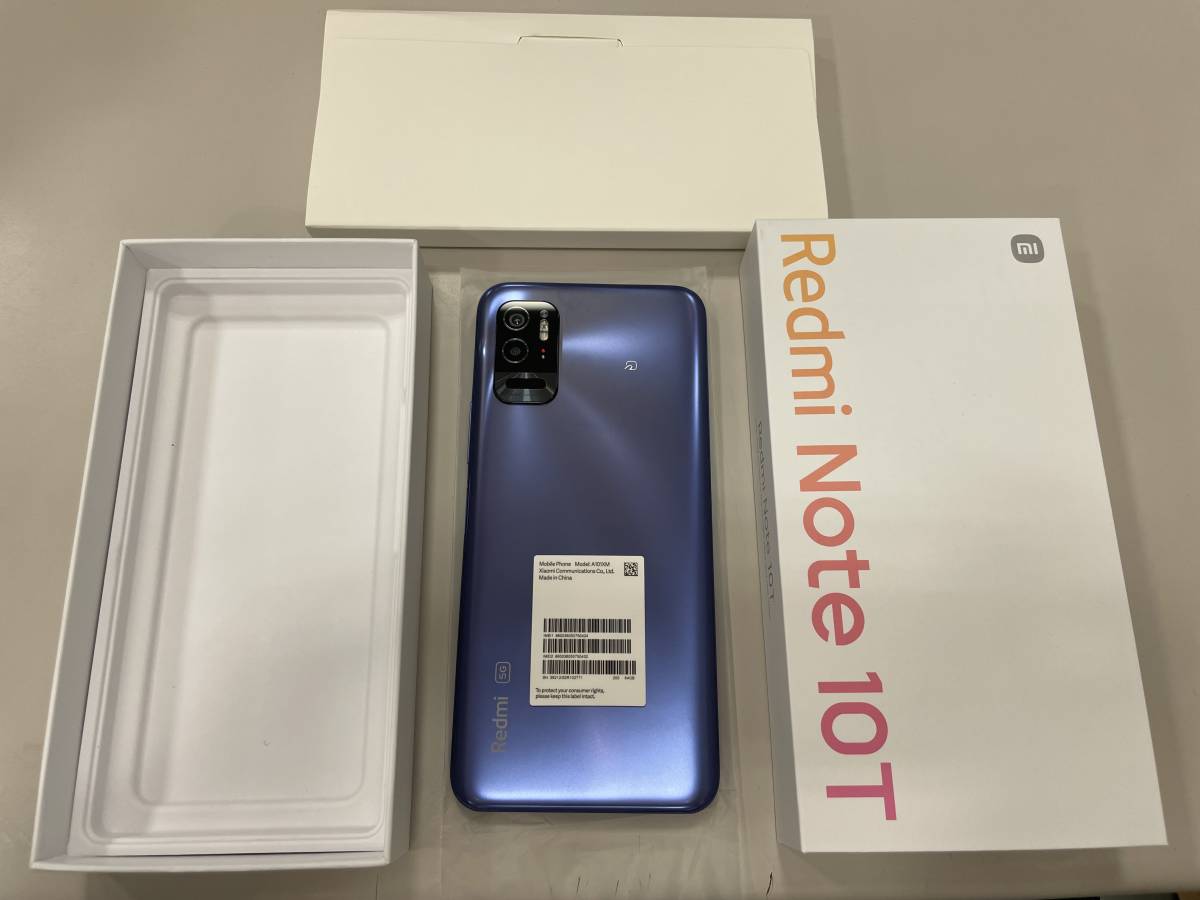 ランキング2022 Redmi Note 10T 64GB Nighttime Blue 新品未使用