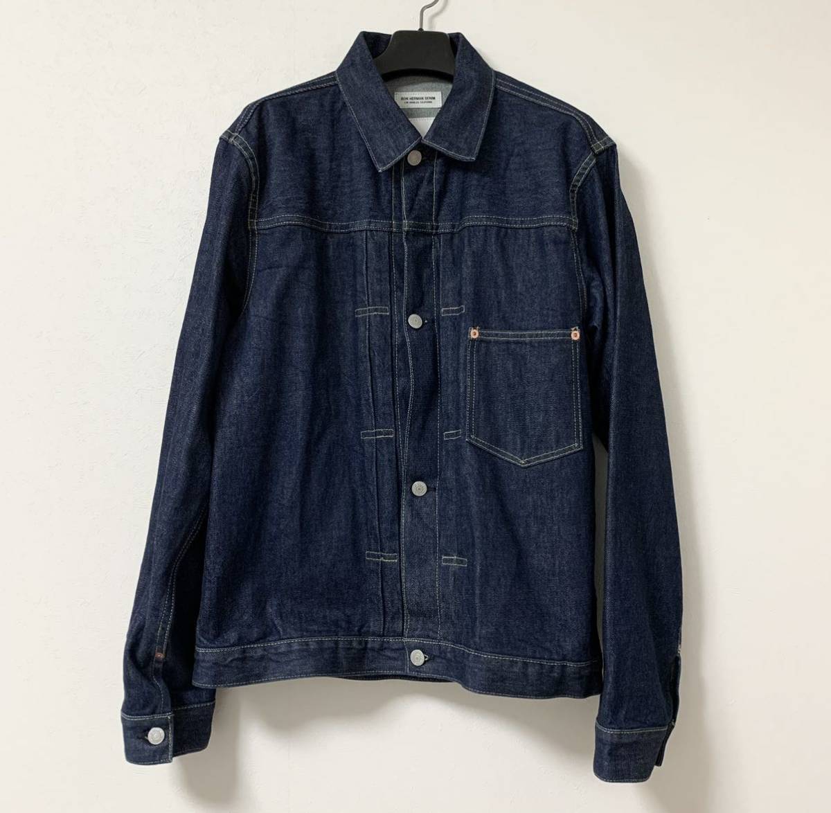 RON HERMAN DENIM 22aw ロンハーマンデニム オリジナル ワンウォッシュ デニム ジャケット Gジャン WWⅡ 世界大戦モデル M  1st