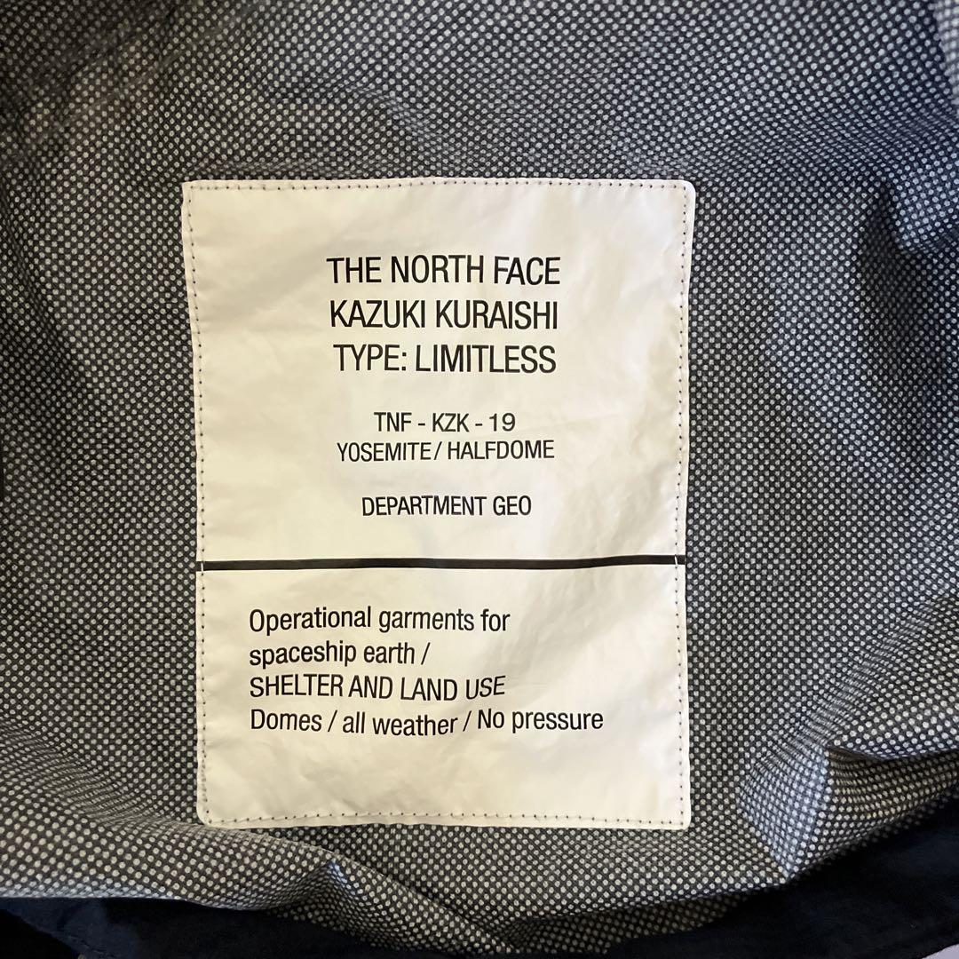 柔らかい THE KURAISHIマウンテンパーカー黒 FACE×KAZUKI NORTH XL