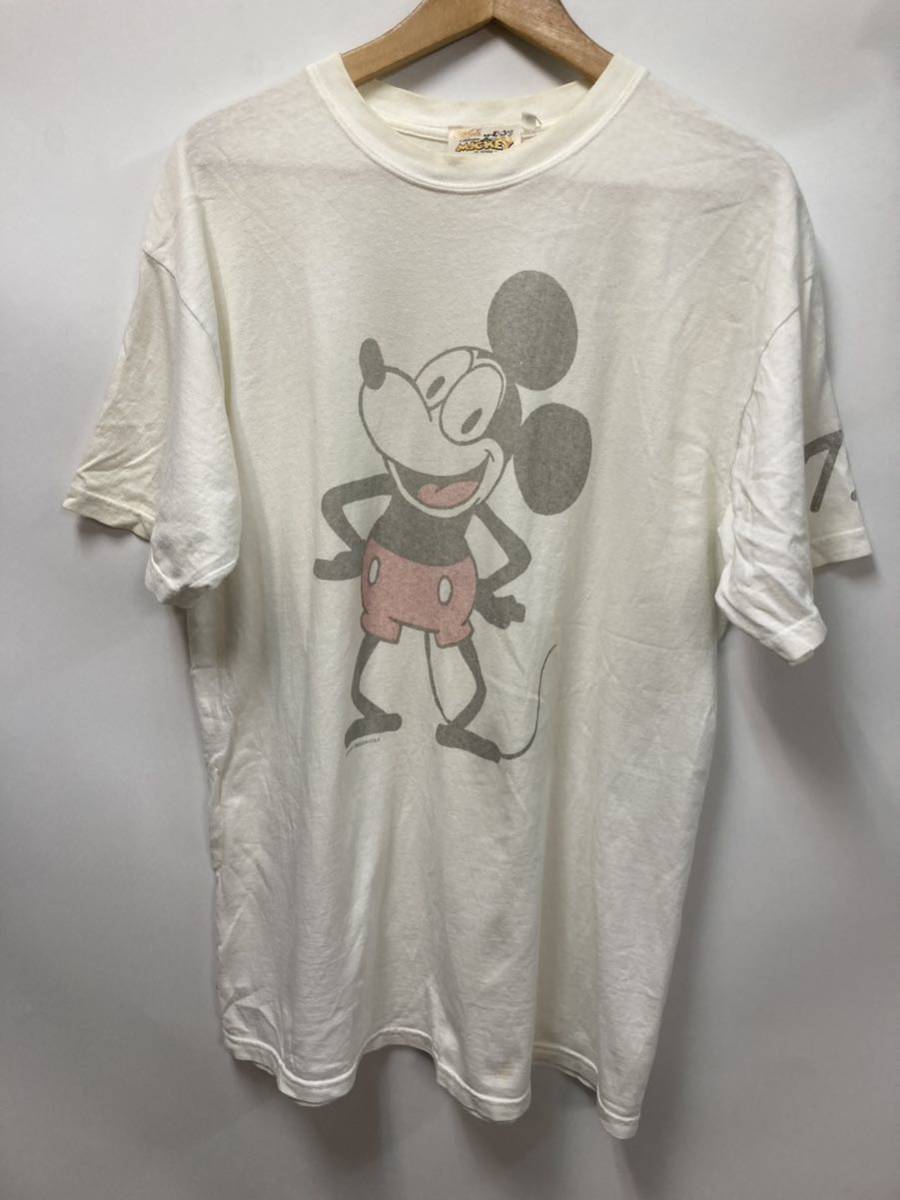 USA製Coca-Cola Celebrates MICKEY75 YEARS OF FUN半袖Tシャツ L_画像1