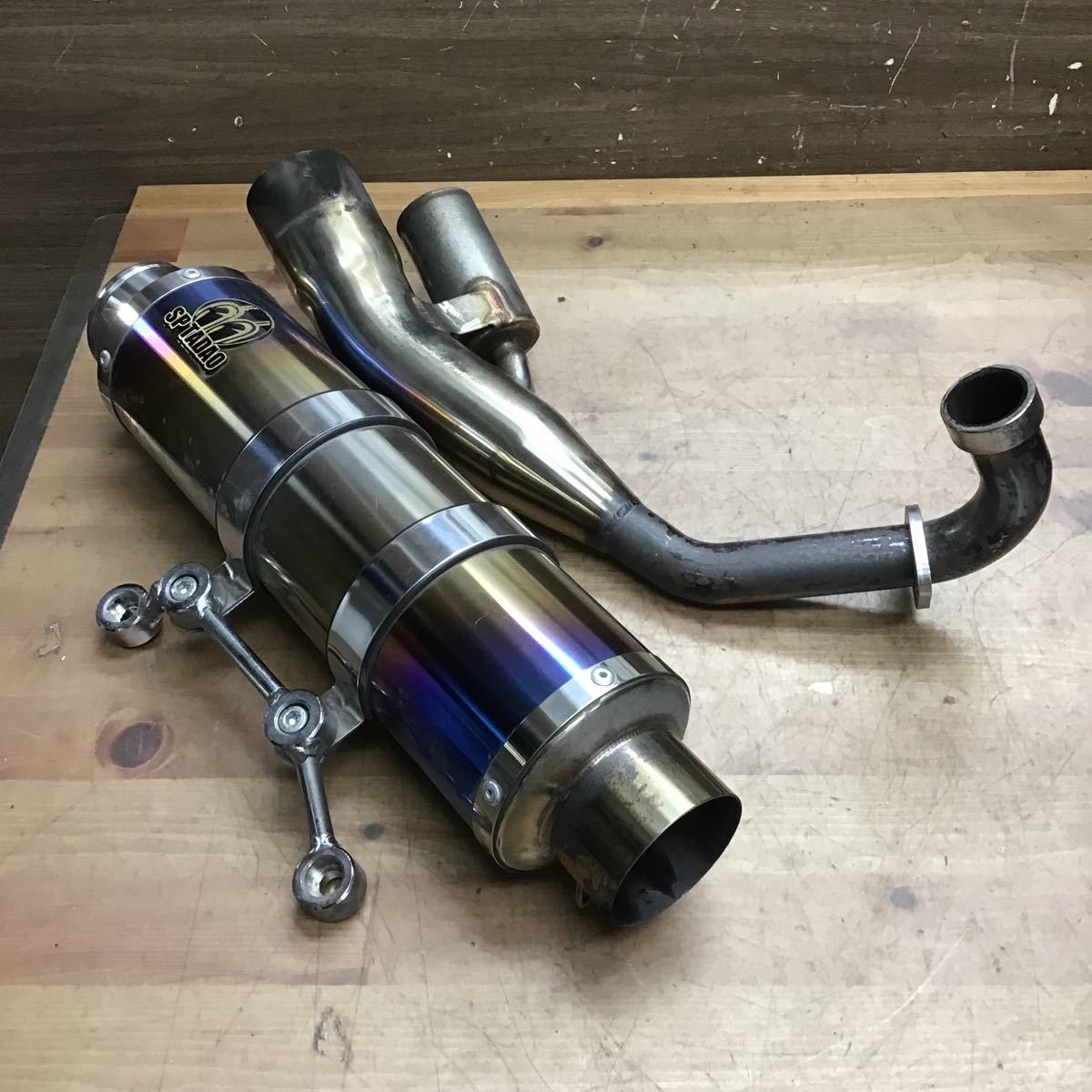 ○ XMAX SG42J-001〜外し SP忠男 マフラー パワーボックス