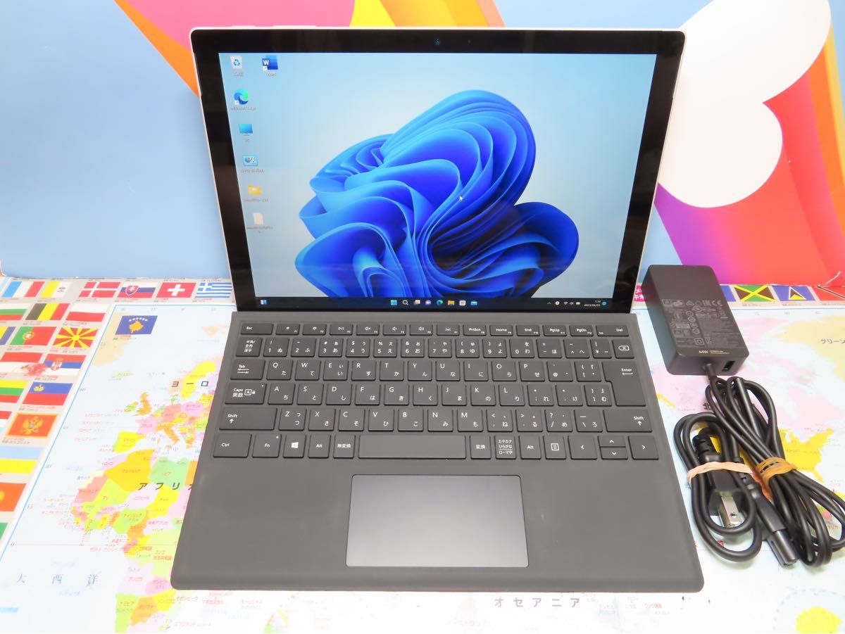 JC04258 マイクロソフト Surface Pro6 1796 Window11 極美品 office