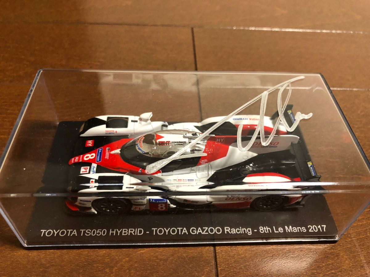 【アロンソ直筆サイン入り】1/43 TOYOTA TS050  ルマン24時間