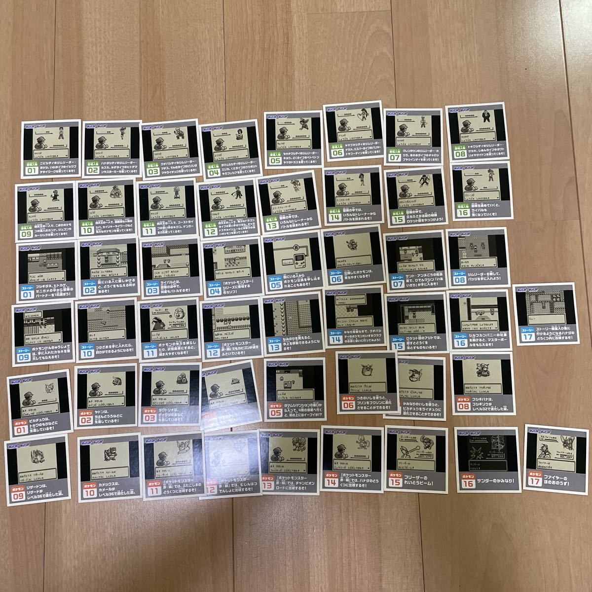 ポケットモンスター　赤緑　シール　50種類　コンプセット　マイナーシール　カード