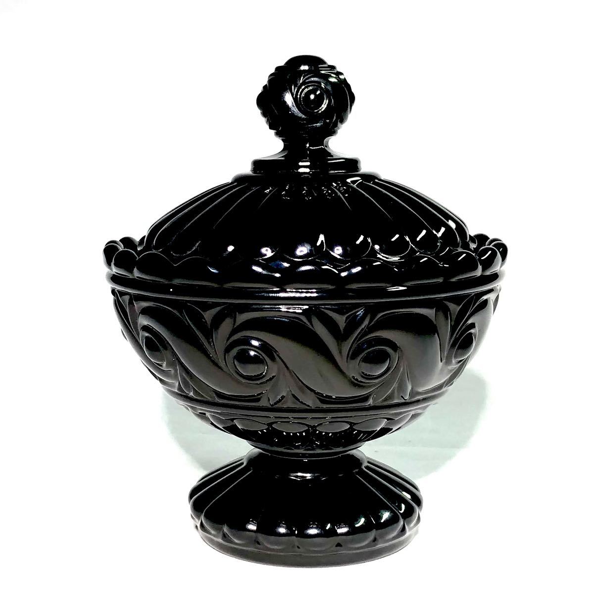値下げ】 Baccarat バカラ/※稀少 ルッセ ブラッククリスタル ボンボ