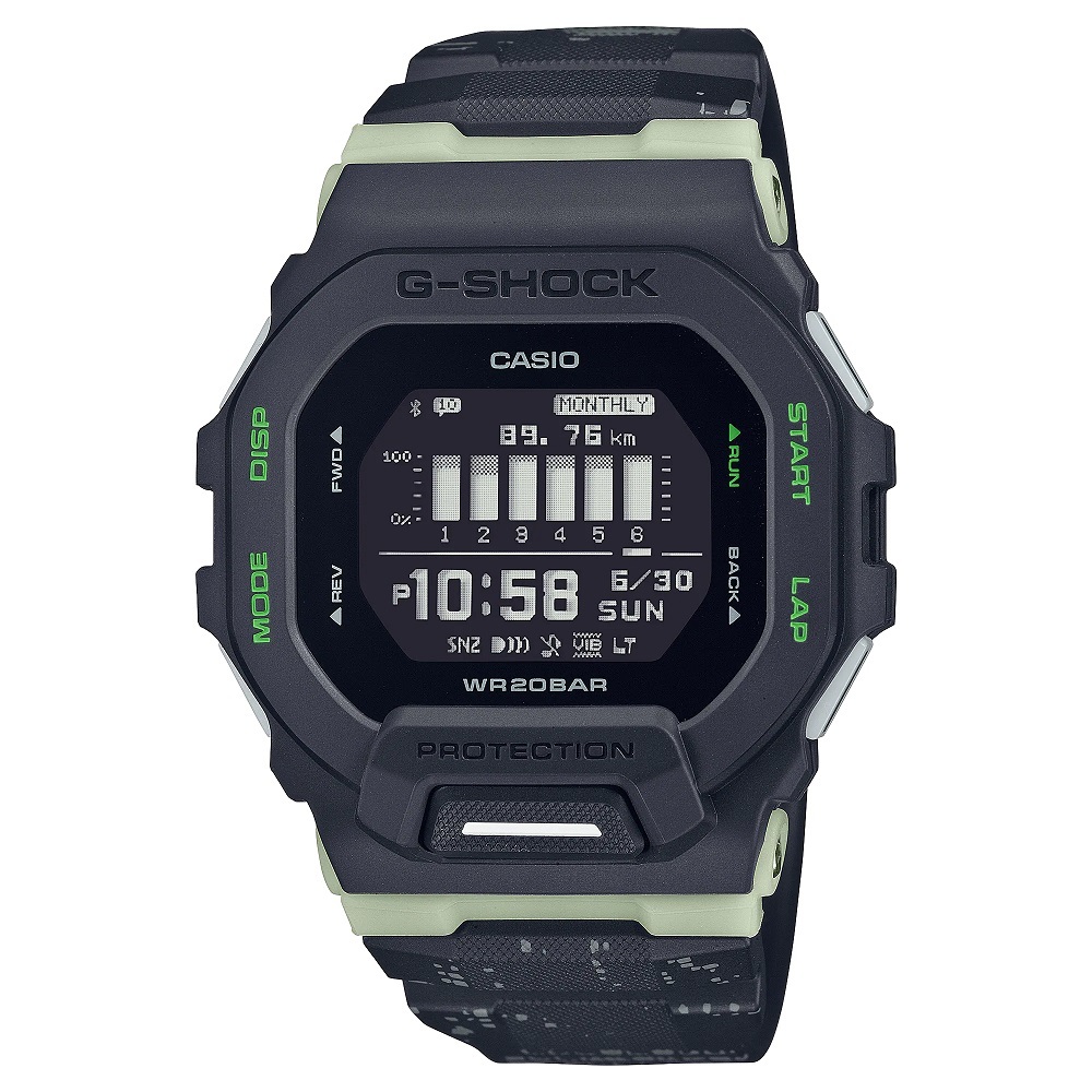 カシオCASIO G-SHOCK Gショック ジーショック G-SQUAD GBD-200LM-1JF【国内正規品】_画像1