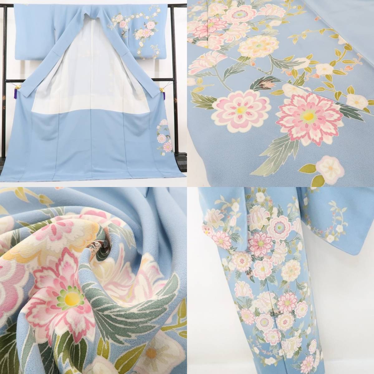 ゆめsaku2 新品 本加賀友禅 清水千鶴子 落款“想いを繋ぐ加賀の ゆめsaku2 新品 本加賀友禅 清水千鶴子 落款“想いを繋ぐ加賀の