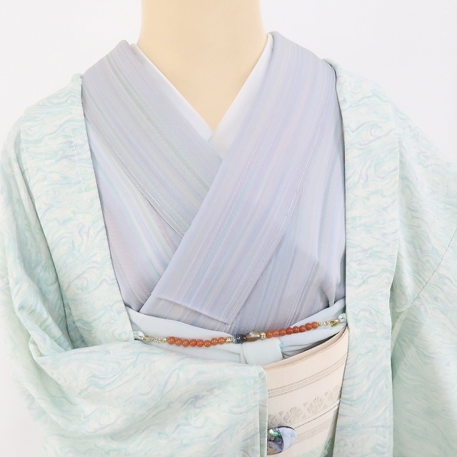 yu.saku2 new goods .... made .. color sink summer kimono . attaching thread attaching silk *.. nature taste ... make change illusion free. summer ~ length feather woven 1821