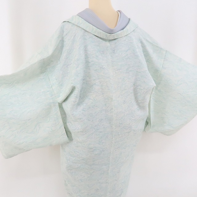 yu.saku2 new goods .... made .. color sink summer kimono . attaching thread attaching silk *.. nature taste ... make change illusion free. summer ~ length feather woven 1821