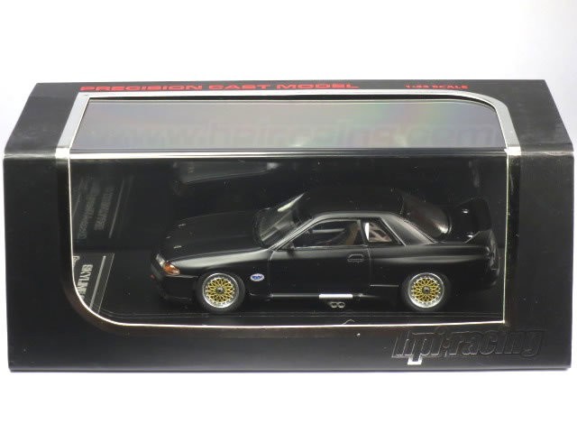 HPI 1/43 日産 スカイライン GT-R R32 Gr.A レーシング マットブラック ※非売品※ (8094)_画像1