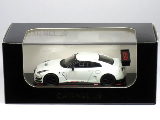 CAR-NEL 1/64 NISSAN GT-R NISMO GT3 (R35) 2015 パールホワイト (CN640019)_画像1