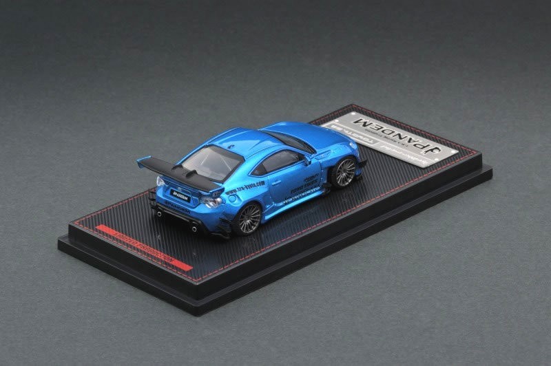 ignition model 1/64 PANDEM TOYOTA 86 V3 ブルーメタリック (RS05RR 18インチホイール) (IG1751)_画像2