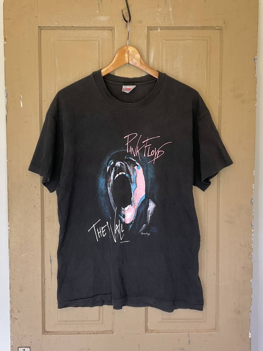 80s PINK FLOYD ピンクフロイド " THE WALL " ヴィンテージ ロック Tシャツ USA製 オリジナル_画像1