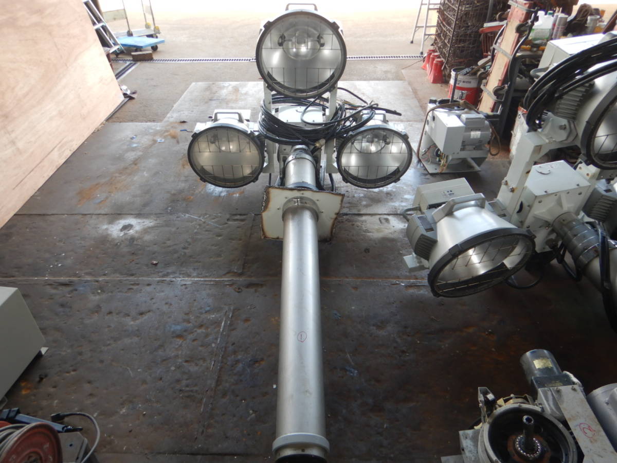  height cycle industry flexible paul (pole) PL-6-170 metal is ride light 3 light set ① present condition sale receipt limitation 