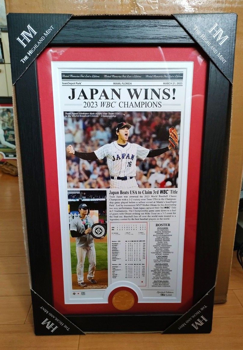 重要なお知 ヤフオク! - WBC 侍ジャパン 優勝 大谷コインフォト